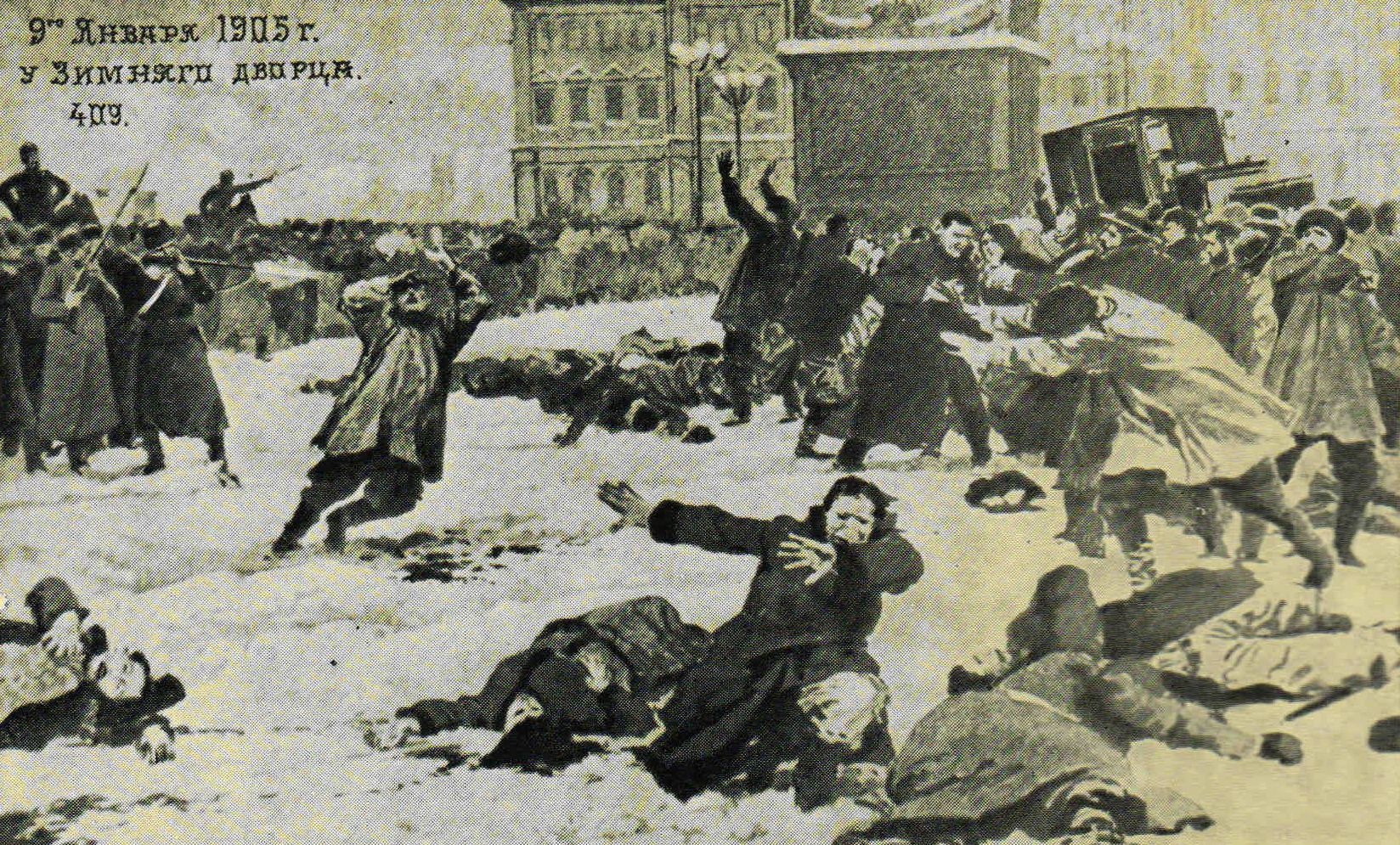 Январь 1905 г кровавое воскресенье
